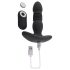 Playboy - crni, akumulatorski analni vibrator s potiskom