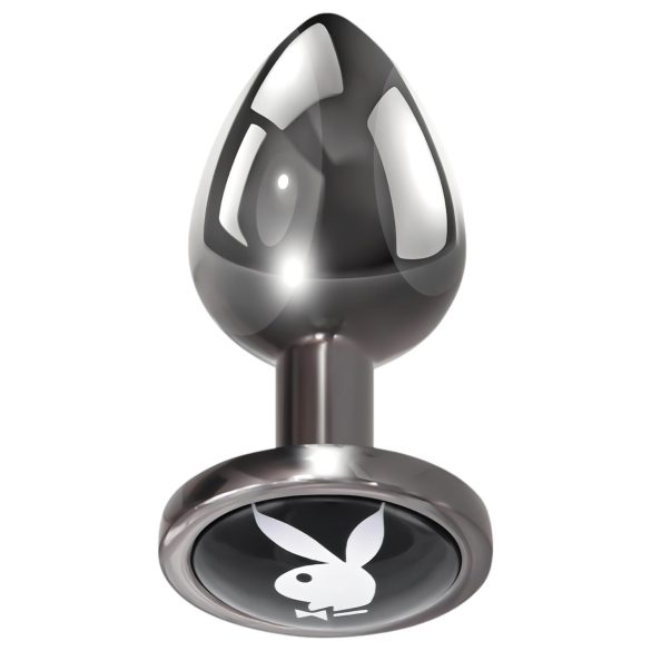 Playboy smoking analni čepić - mali (srebrni)