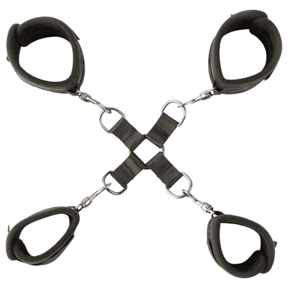 Sei Mio - set lisica za gležnjeve i zapešća - crna