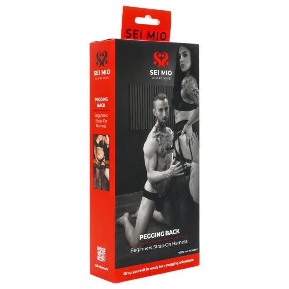Sei Mio - crni strap-on remen