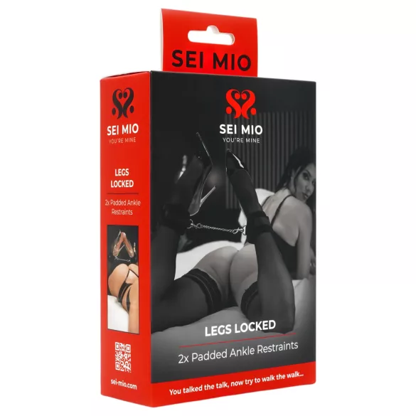 Sei Mio - lisice za gležnjeve - crna