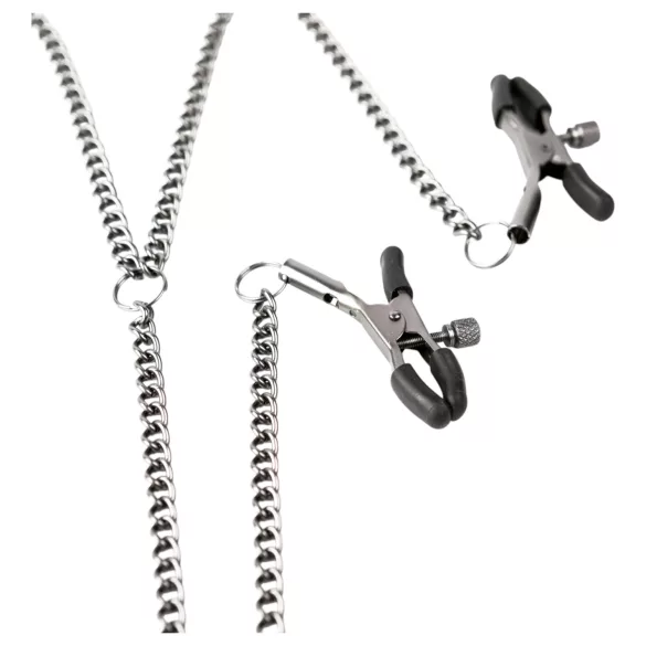 Sei Mio - stezaljke za bradavice i stidne usne - crna