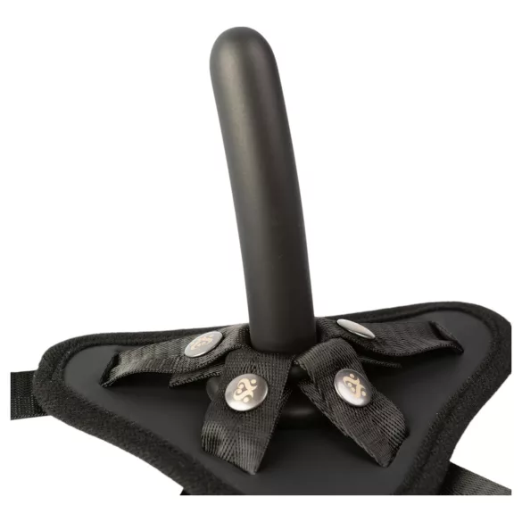 Sei Mio - strap-on dildo s remenom - 12,5 cm - crni