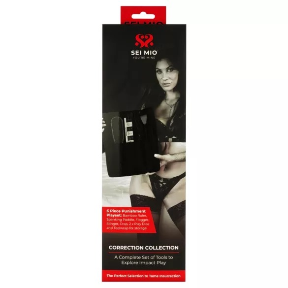 Sei Mio - set za vezivanje - 5 dijelova - crna