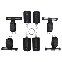 Sei Mio - bondage križ za vrata - crna