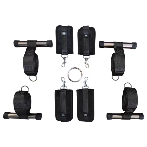 Sei Mio - bondage križ za vrata - crna