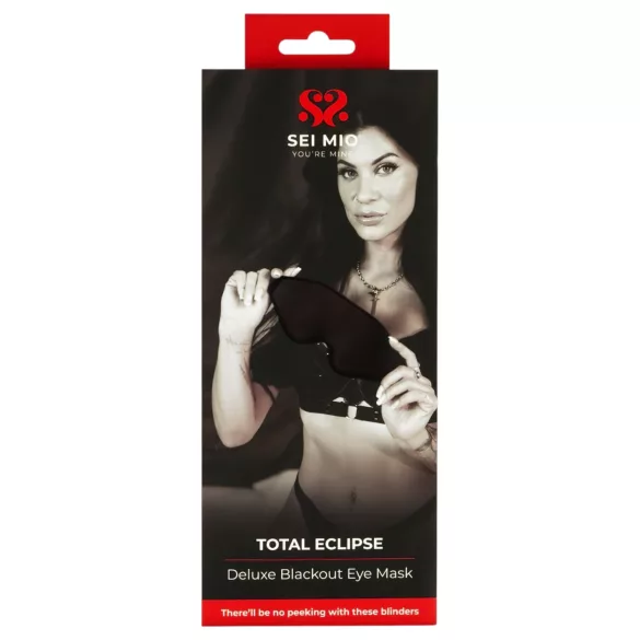 Sei Mio - maska za oči - crna