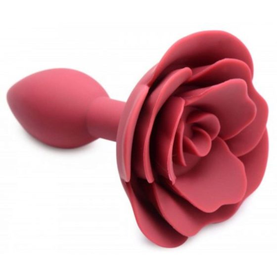 Master Series Booty Bloom - ružičasti silikonski analni dildo (crveni)
