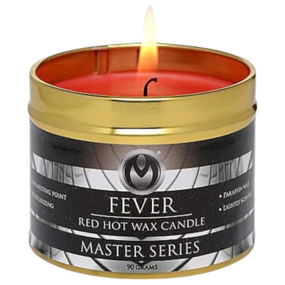 Fever parafinska svijeća za tijelo - crvena (120g)