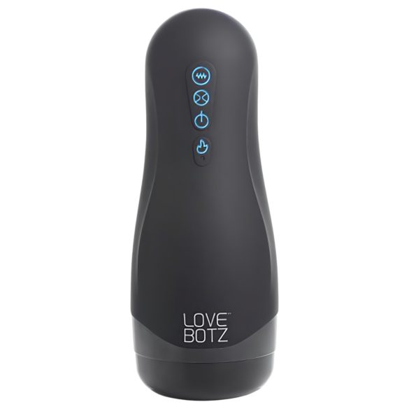 Lovebotz Auto Milker - vodootporni vibracijama usisni masturbator (crni)