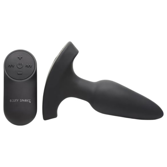 Booty Sparks Laser - bežični analni vibrator s akumulatorom (crni)