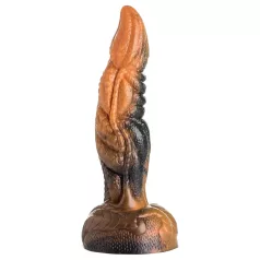   Creature Cocks Ravager - teksturirani silikonski dildo - 20cm - narančasta