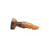 Creature Cocks Ravager - teksturirani silikonski dildo - 20cm (narančasta)
