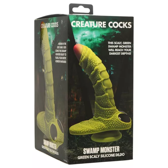 Creature Cocks - realistični dildo čudovišta - zeleni