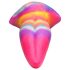 Creature Cocks Jezik - sjajni silikonski dildo - 21cm