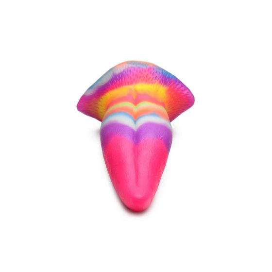 Creature Cocks Tongue - svjetleći silikonski dildo - 21 cm (duga)