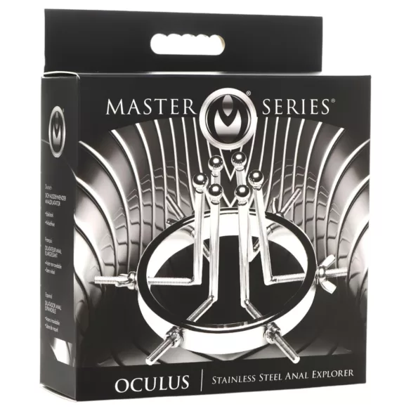 XR Brands Oculus - analni dilatator - nehrđajući čelik - srebrni