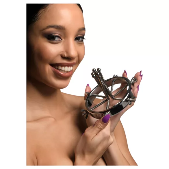 XR Brands Oculus - analni dilatator - nehrđajući čelik - srebrni