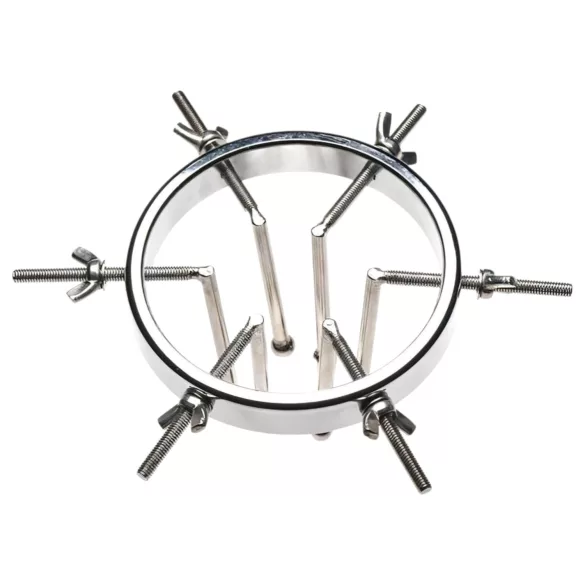 XR Brands Oculus - analni dilatator - nehrđajući čelik - srebrni