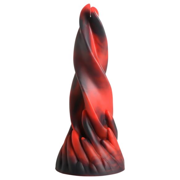 Creature Cocks Hell Kiss - Twisted Silikonski Dildo - 19cm (crveni)