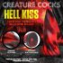 Creature Cocks Hell Kiss - Twisted Silikonski Dildo - 19cm (crveni)