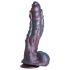 Hydra dildo od silikona - 27cm (ljubičasto)