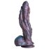 Hydra dildo od silikona - 27cm (ljubičasto)