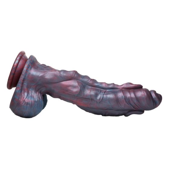 Creature Cocks Hydra - silikonski dildo - 27cm (ljubičasti)