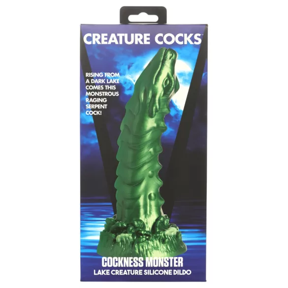 Creature Cocks Cockness Monster - realistični dildo - silikon - zelena