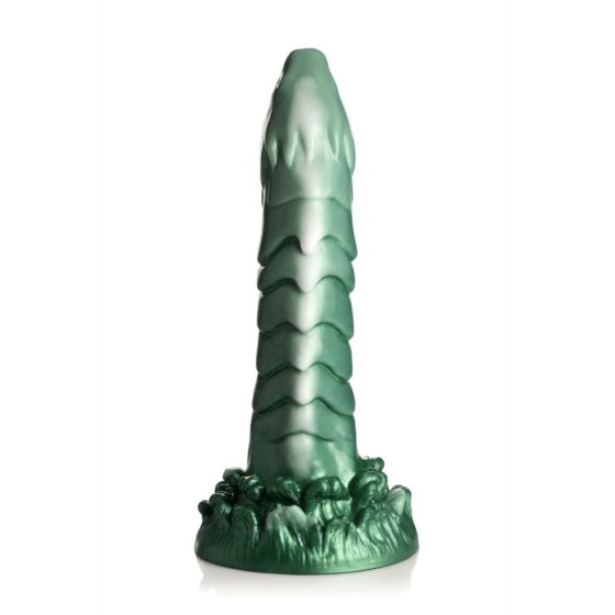 Creature Cocks Cockness Monster - silikonski dildo sa vakuumom (zeleni)
