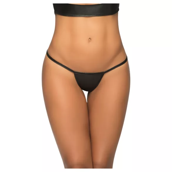 Mapalé - mikro tanga - sjajna - crna - M/L