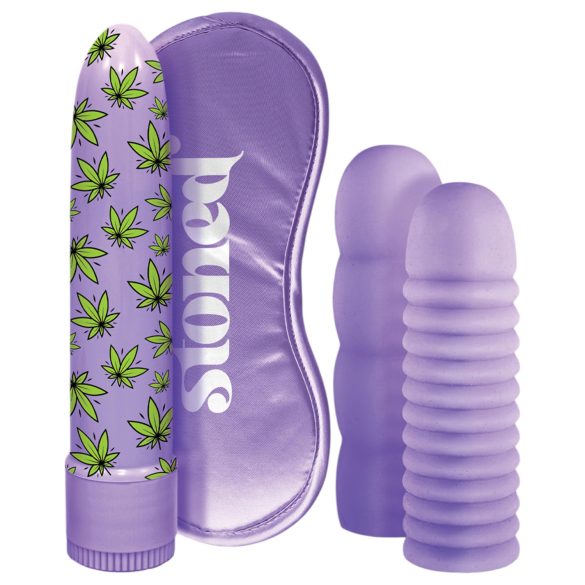 Stoner Bonga Bunga - set štapić vibratora (4 dijela) - ljubičasta