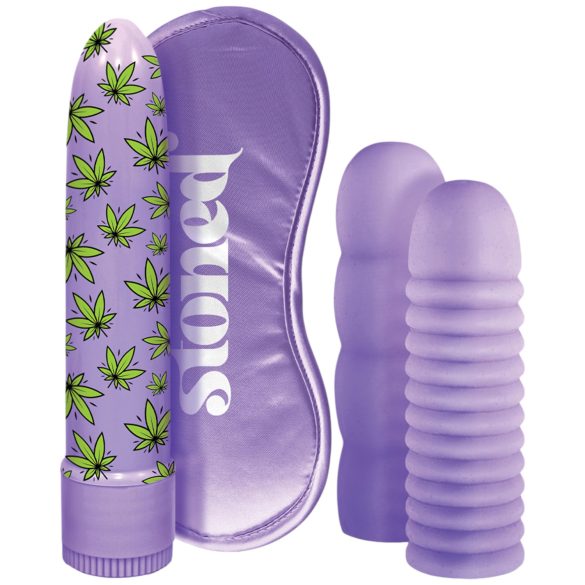 Stoner Bonga Bunga - set štapić vibratora (4 dijela) - ljubičasta