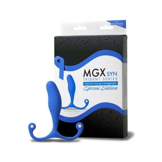 Aneros MGX Syn Trident - dildo za prostatu (plavi) -