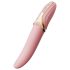 Zalo Eve - punjivi rotirajući vibrator s grijanje (rozi)