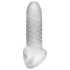 Perfect Fit - Fat Boy Checker Box - navlaka za penis (15 cm, bijela)