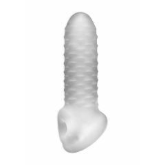   Fat Boy Checker Box - omotač penisa (15 cm) - mliječno bijela