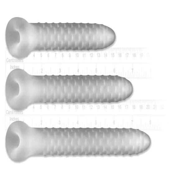 Perfect Fit - Fat Boy Checker Box - navlaka za penis (15 cm, bijela)