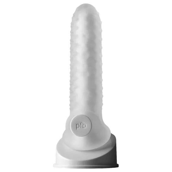 Perfect Fit - Fat Boy Checker Box - navlaka za penis (17 cm, bijela)