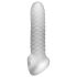 Debeli Dječak Karirani Prekrivač - penis rukav (17cm) - bijela