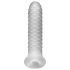 Debeli Dječak Karirani Prekrivač - penis rukav (17cm) - bijela