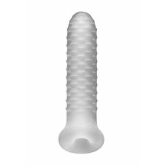   Fat Boy Checker Box - omotač penisa (17 cm) - mliječno bijela