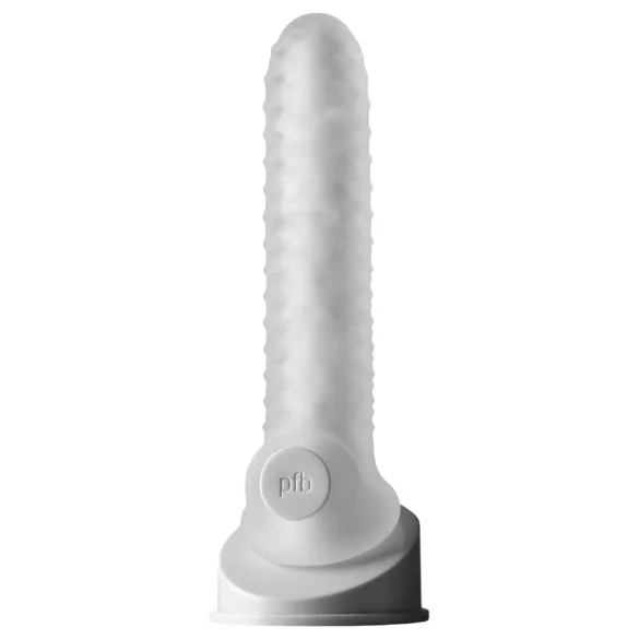 Fat Boy Checker Box - navlaka za penis - 19 cm - bijela