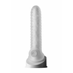   Fat Boy Checker Box - omotač penisa (19 cm) - mliječno bijela