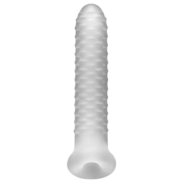 Fat Boy Checker Box - navlaka za penis - 19 cm - bijela