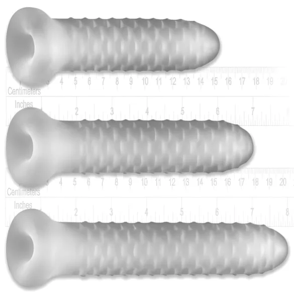 Fat Boy Checker Box - navlaka za penis - 19 cm - bijela