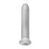 Fat Boy Micro Ribbed - navlaka za penis (19 cm) - bijela