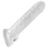 Fat Boy Thin - bijela penis navlaka (17cm)