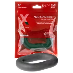   Perfect Fit Ultra Wrap 6 - debeli penis prsten - crna - 15 cm