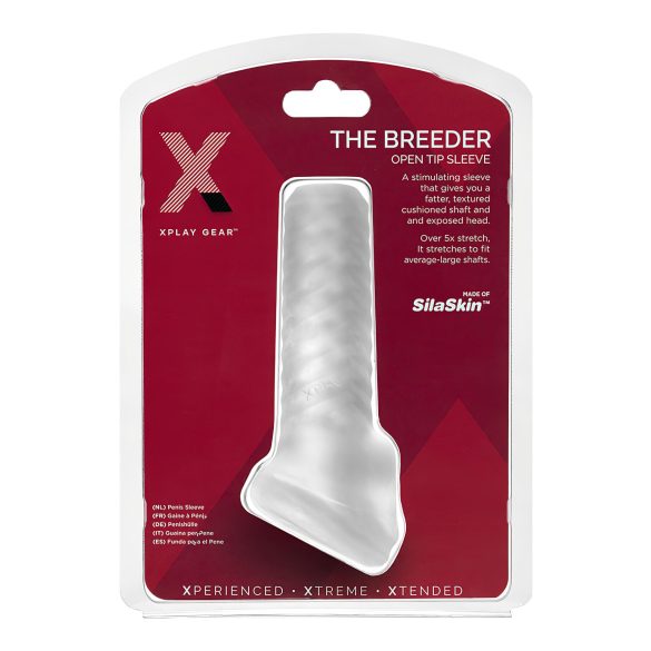 Perfect Fit Breeder - otvoreni penis rukav (bijeli)